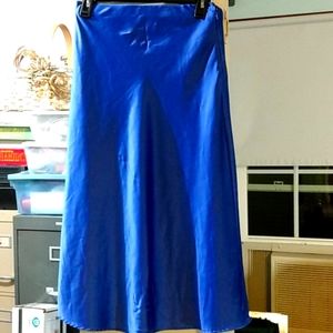 Blue maxi skirt